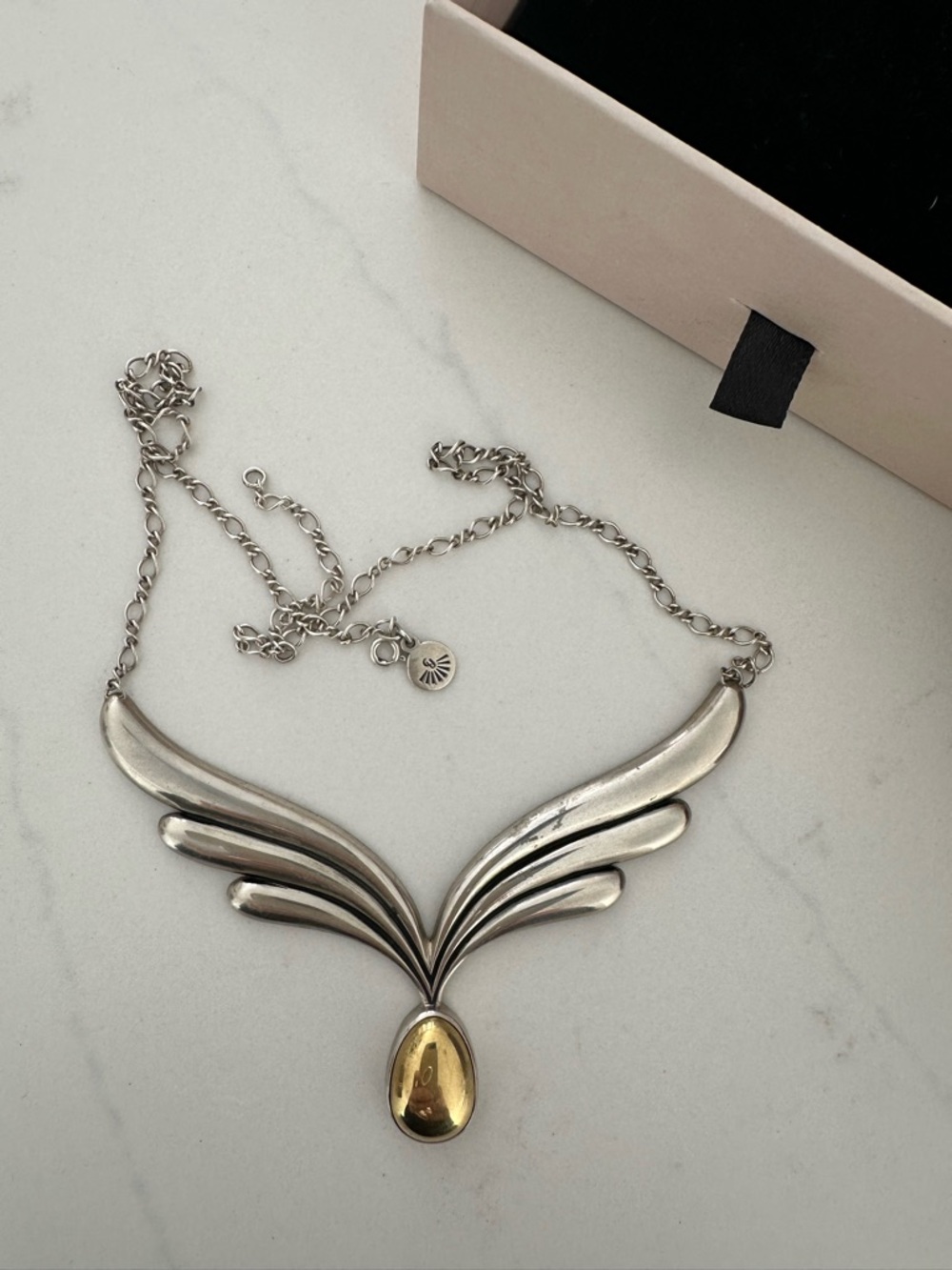 Chasing Unicorns Sterling Silver Wings Necklace - Picture 7 of 7